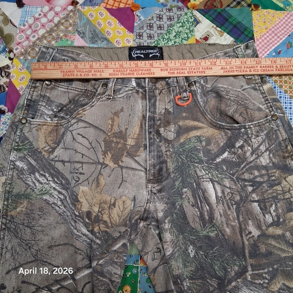 Realtree‎ Camouflage Hunting Jeans Size 32x32 Woodland Camo
